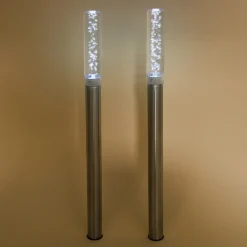 ESOTEC - Esotec intemporel bâtons lumineux solaires twin, set de 2 bulles d'air, résistant aux intempéries 102064