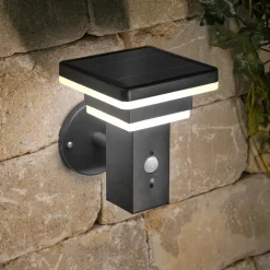 ESOTEC - Esotec lampe solaire pour l'extérieur lucca pir 3 modes de fonctionnement ip44 résistant aux intempéries 102761