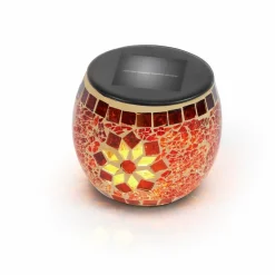 ESOTEC - Esotec lampe solaire pour l'extérieur brillant mosaïque verre brisé lampe de table ip44 102066