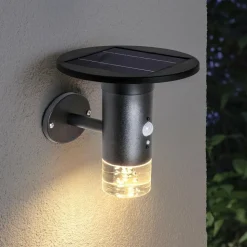 ESOTEC - Esotec solar applique murale biella avec détecteur de mouvement metal ip44 outdoor 102749