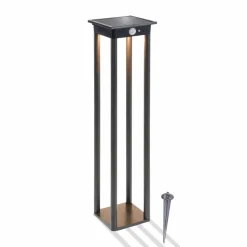 ESOTEC - Esotec solar borne d'éclairage meduno 66cm avec capteur noir résistant aux intempéries ip44 102758