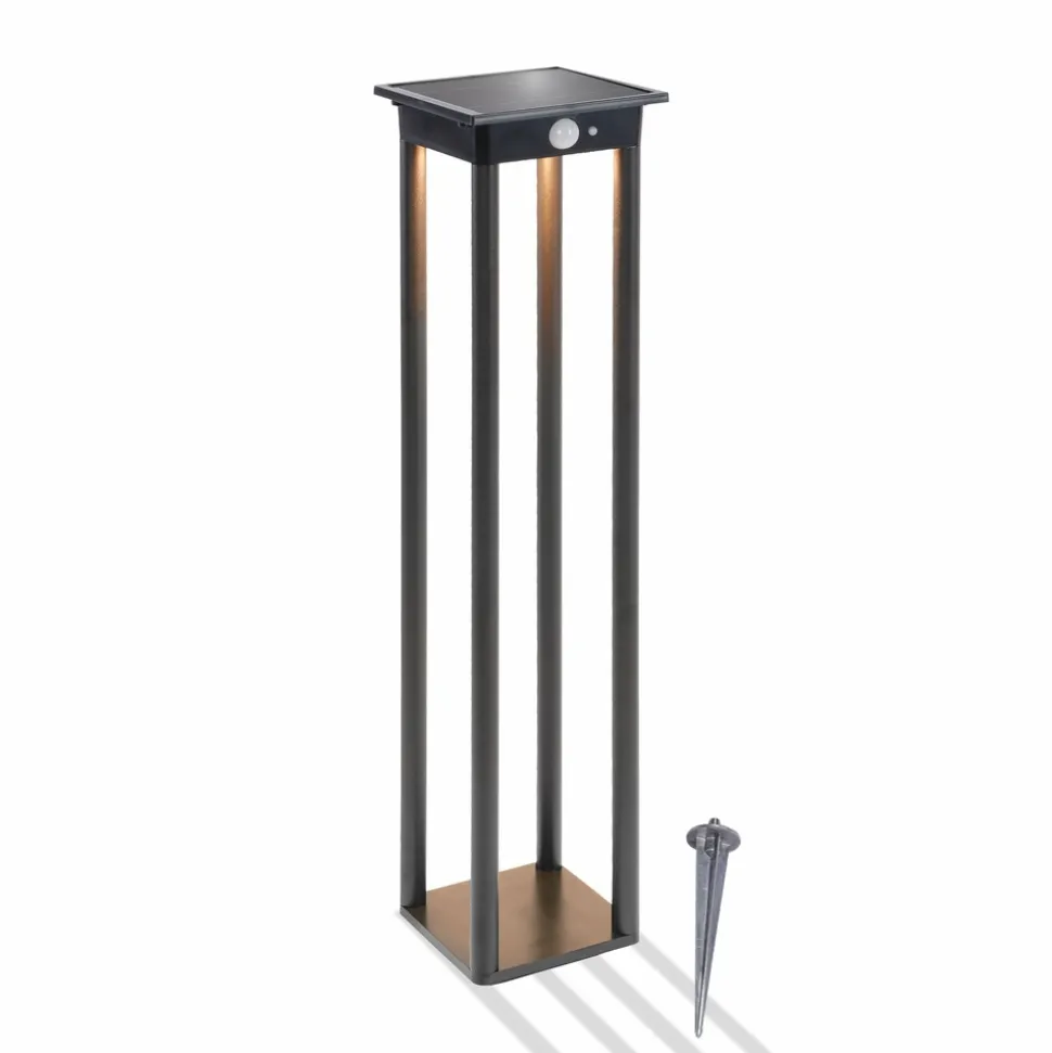 ESOTEC - Esotec solar borne d'éclairage meduno 66cm avec capteur noir résistant aux intempéries ip44 102758