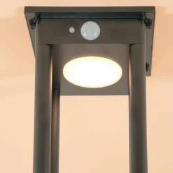 ESOTEC - Esotec solar borne d'éclairage meduno 66cm avec capteur noir résistant aux intempéries ip44 102758