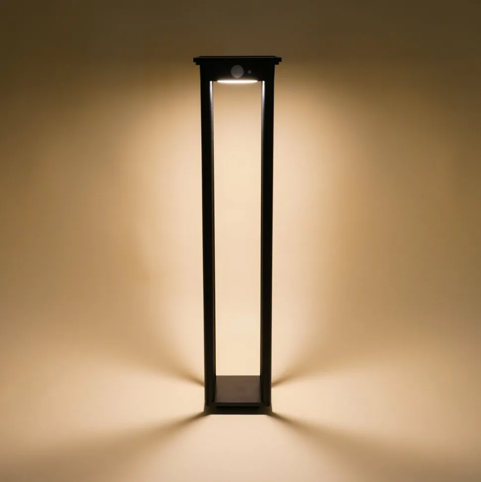 ESOTEC - Esotec solar borne d'éclairage meduno 66cm avec capteur noir résistant aux intempéries ip44 102758