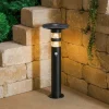 ESOTEC - Esotec solar extérieur pir lampe sur pied casoli 55 cm noir ip44 résistant aux intempéries 102747
