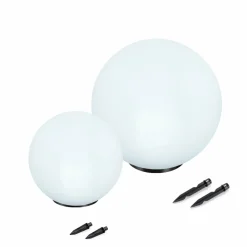ESOTEC - Esotec solar globe pour le jardin set de 2 multicolores résistant aux intempéries 102613