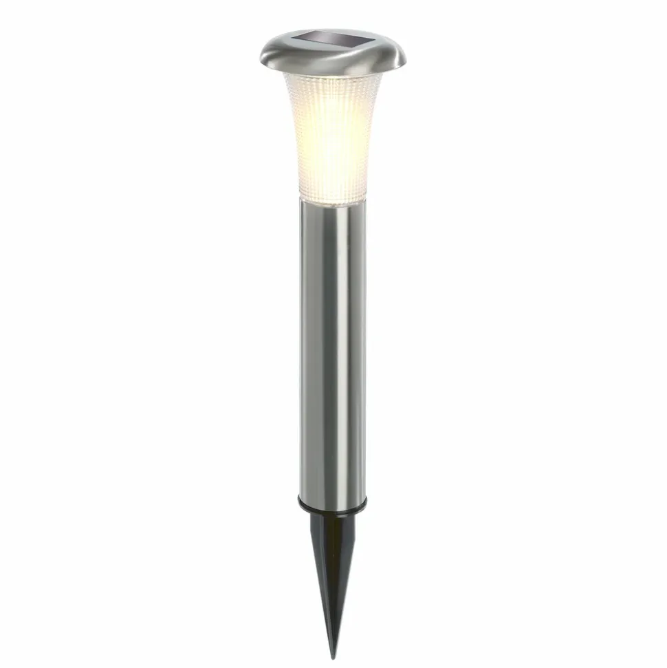 ESOTEC - Esotec solar lampe sur pied vesuv duo color h=38cm acier inoxydable metal outdoor 102067