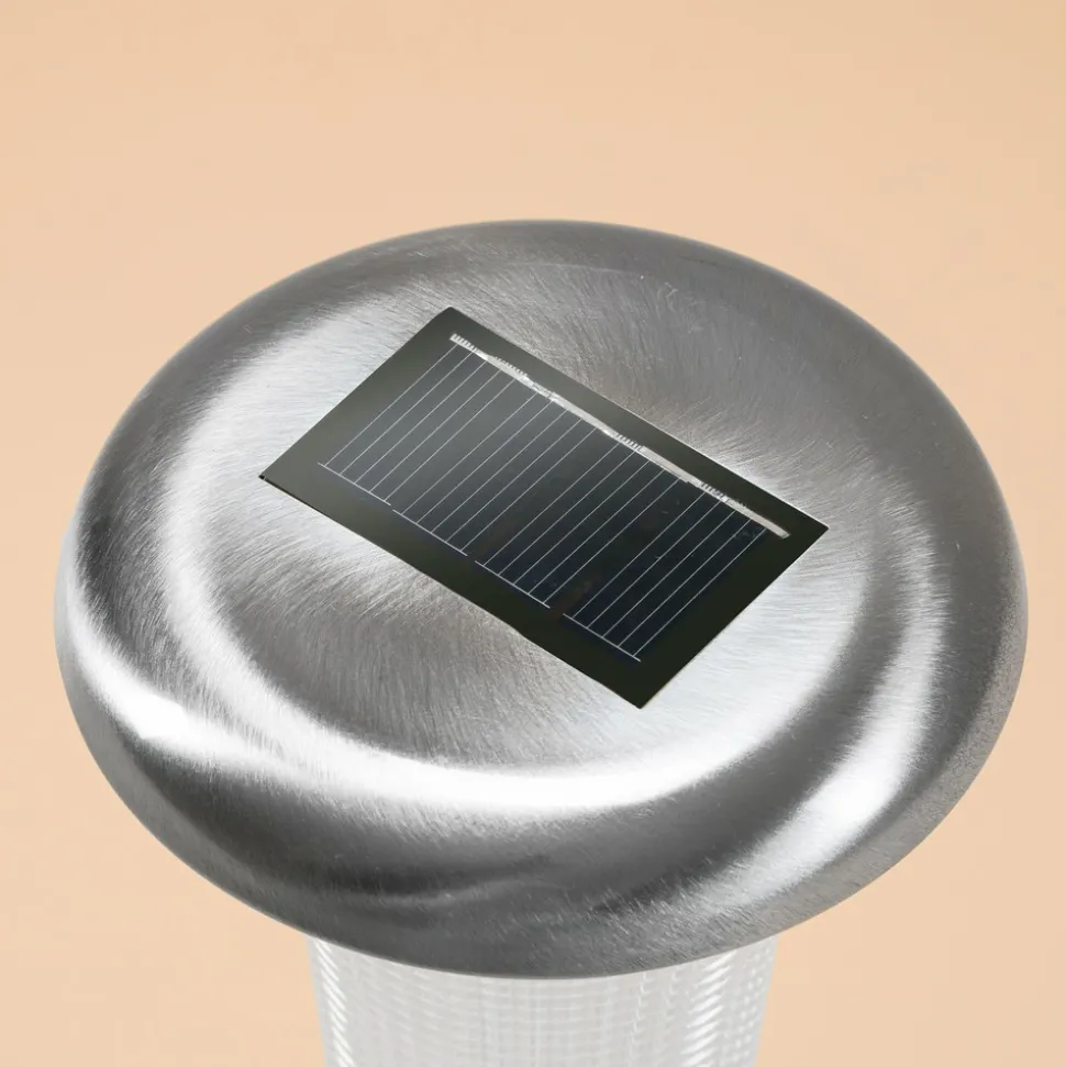 ESOTEC - Esotec solar lampe sur pied vesuv duo color h=38cm acier inoxydable metal outdoor 102067