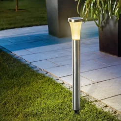 ESOTEC - Esotec solar lampe sur pied towerlight 58 cm en acier inoxydable résistant aux intempéries à l'extérieur 102603