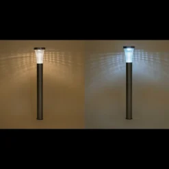ESOTEC - Esotec solar lampe sur pied towerlight 58 cm en acier inoxydable résistant aux intempéries à l'extérieur 102603