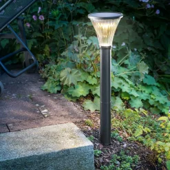 ESOTEC - Esotec solar lampe sur pied salerno 60 cm, noir résistant aux intempéries ip64 outdoor 102528