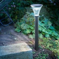 ESOTEC - Esotec solar lampe sur pied salerno 60 cm, noir résistant aux intempéries ip64 outdoor 102528