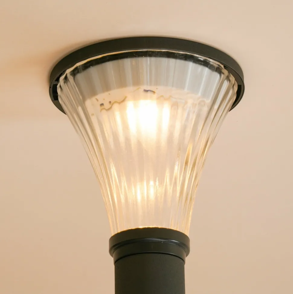 ESOTEC - Esotec solar lampe sur pied salerno 60 cm, noir résistant aux intempéries ip64 outdoor 102528