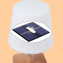 ESOTEC - Esotec solar lampe de table harmony aspect bois module solaire akku outdoor ip44 102912