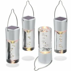 ESOTEC - Esotec solar lampes suspendues acryl bubbles, set de 4 smart sticks résistant aux intempéries 102117