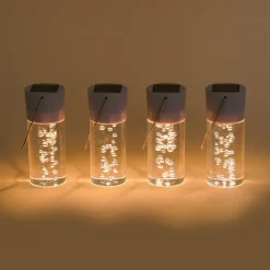 ESOTEC - Esotec solar lampes suspendues acryl bubbles, set de 4 smart sticks résistant aux intempéries 102117
