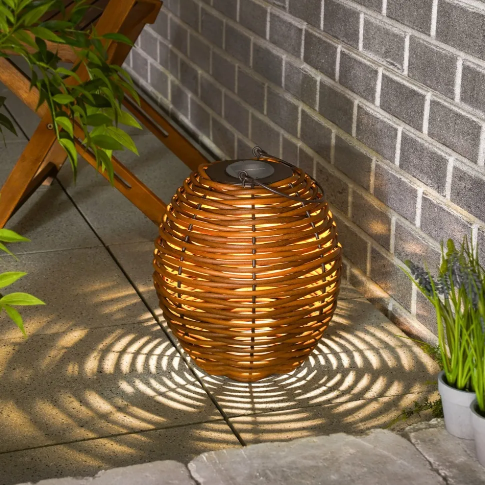 ESOTEC - Esotec solar lampe en rotin victoria 30, usb, fonction cct, poly rotin, 102278