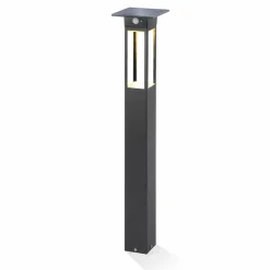 ESOTEC - Esotec solar lampe à détecteur sur pied tarano 84 cm noir résistant aux intempéries ip44 102745