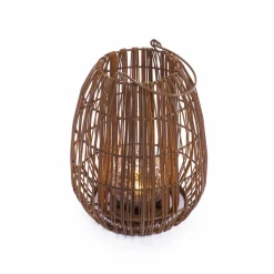 ESOTEC - Esotec solar lampe en rotin isabella 28 crackle verre brisé boule style boho 102281
