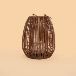 ESOTEC - Esotec solar lampe en rotin isabella 28 crackle verre brisé boule style boho 102281