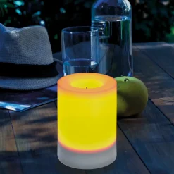 ESOTEC - Esotec solar led bougie mila 7,5x10cm lumière vacillante effet vacillant outdoor 102231