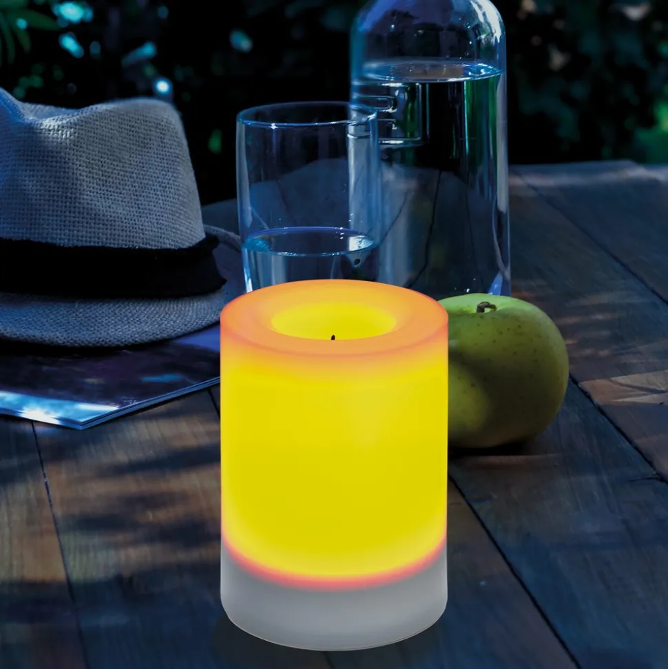 ESOTEC - Esotec solar led bougie mila 7,5x10cm lumière vacillante effet vacillant outdoor 102231