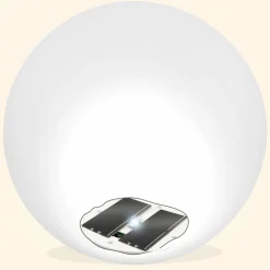 ESOTEC - Esotec solar leuchtkugel 3er set multicolor lampe boule jardin extérieur 102614