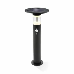 ESOTEC - Esotec solar pir lampadaire amelia 53 cm lampe solaire metal noir 102746