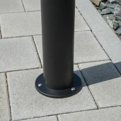 ESOTEC - Esotec solar pir lampadaire amelia 53 cm lampe solaire metal noir 102746