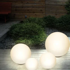ESOTEC - Esotec solarkugel siena set de 4 pièces ⌀=20, 30, 40 et 50 cm 16 couleurs lumineuses 102896