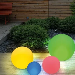 ESOTEC - Esotec solarkugel siena set de 4 pièces ⌀=20, 30, 40 et 50 cm 16 couleurs lumineuses 102896
