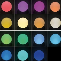ESOTEC - Esotec solarkugel siena ⌀20cm avec télécommande 16 couleurs de lumière outdoor 102890