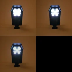 ESOTEC - Esotec solarspot multi-spot 6000 blanc froid 3 modes d'éclairage ip65 résistant aux intempéries 102048