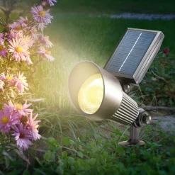 ESOTEC - Esotec solarspot pour l'extérieur couleur de lumière rgb et modes au choix résistant aux intempéries 102134