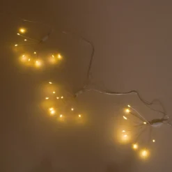ESOTEC - Guirlande lumineuse décorative solaire esotec feu d'artifice avec 100 led blanc chaud 102575