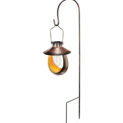 ESOTEC - Lanterne solaire mondello suspendue sur pied métal