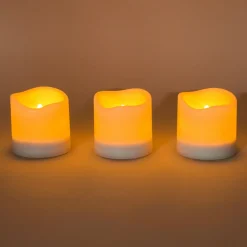ESOTEC - Lot de 3 bougies solaires à led esotec romantica lumière vacillante lumière solaire extérieure 102054