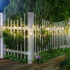 ESOTEC - Tuyau lumineux solaire de 10 mètres avec 100 led blanc chaud akku module solaire résistant aux intempéries