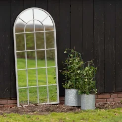 ESSCHERT DESIGN - Jardinière avec treilli en fer (lot de 2)