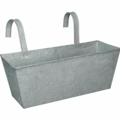 ESSCHERT DESIGN - Jardinière balcon en zinc à suspendre (lot de 2)