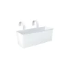 ESSCHERT DESIGN - Jardinière balcon en zinc à suspendre