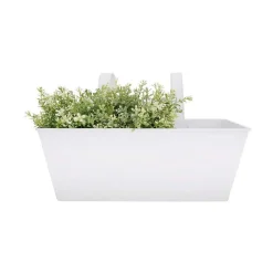 ESSCHERT DESIGN - Jardinière balcon en zinc à suspendre (lot de 2)