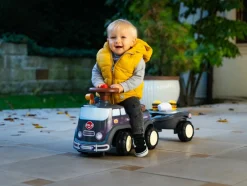 FALK - Porteur enfant food truck avec remorque 1 à 3 ans