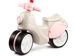 FALK - Porteur enfant scooter strada crème et rose 1 à 3 ans