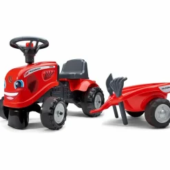 FALK - Porteur tracteur mc cormick avec remorque pelle et rateau