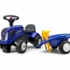 FALK - Porteur tracteur new holland avec remorque pelle et rateau