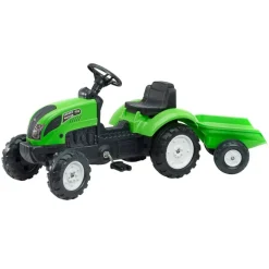 FALK - Tracteur à pédales à enfourcher country farmer vert