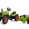 FALK - Tracteur enfant claas arion 410 avec remorque 2 à 5 ans