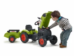 FALK - Tracteur enfant claas arion 410 avec remorque 2 à 5 ans