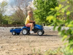 FALK - Tracteur enfant new holland avec remorque 2 à 5 ans